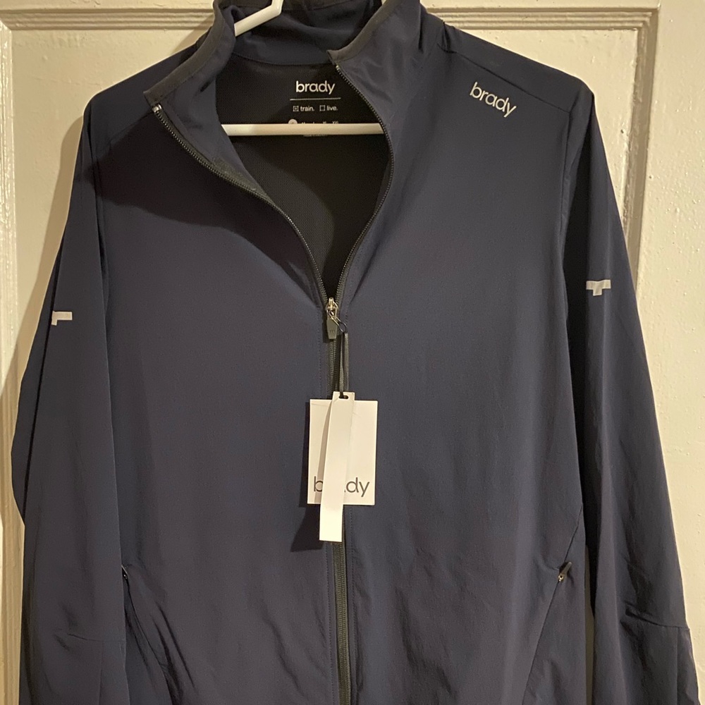 Tom Brady brand zero weight train track jacket